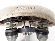 Sella bici Iscaselle in Ecopelle bianco