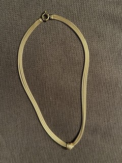 Collar nudo cuerda oro 18k 20 5 gramos 18 pulgadas