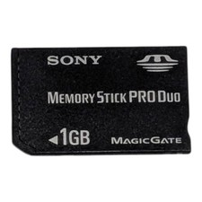 Sony 1GB Memory Stick Pro Duo PSP Magic Gate Memory Card MSX-M1GST Tested Work