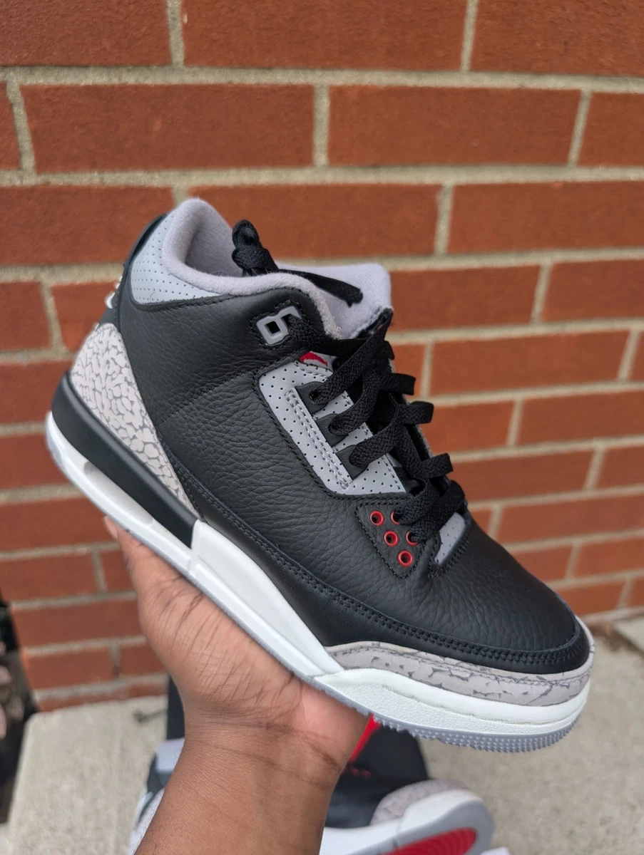 新品 Jordan 3 Mid RetroMCS スパイク セメント 希少 Jordan 3 Retro GS Black for Sale | Authenticity Guaranteed | eBay