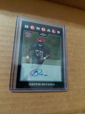 Keith Rivers 2008 Topps Chrome RC Auto #TC252 Bengals