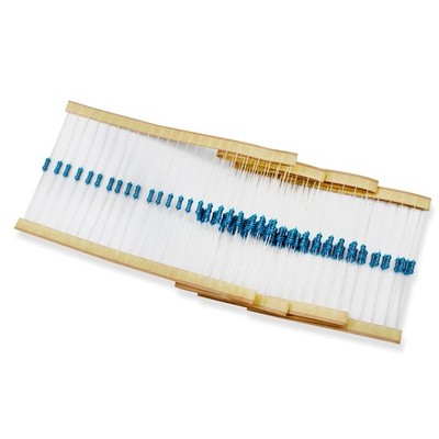 100 Pcs 1/4W 1% Tolerance 220 Ohm Metal Film Resistor Resistor for DIY Pr...