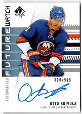 2020-21 UD SP Authentic 2019-20 Future Watch Auto OTTO KOIVULA #247 #308/999 RC