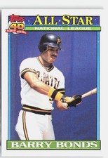 1991 Topps #401 Barry Bonds
