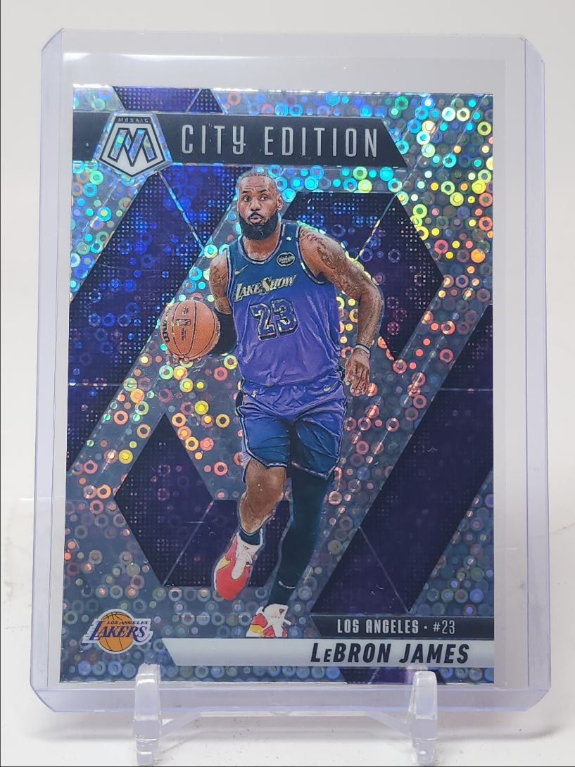 LEBRON JAMES 2024-25 MOSAIC CITY EDITION SILVER FAST BREAK MOSAIC Q5329