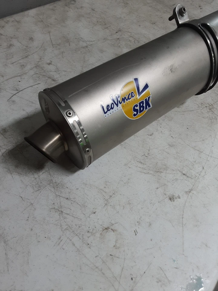 2006 06 BMW K 1200R Exhaust Manifold Header Pipes Leo Vince Slip On Muffler - Image 2 of 4