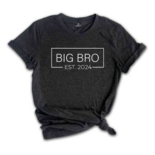 Big Brother Shirt, Big Bro Shirt, Promoted To Big Bro, Big Bro Est 2024, Big Bro