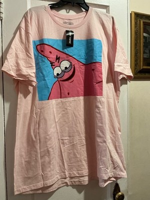 Hot Topic SpongeBob SquarePants Devious Patrick Meme Face Tee Shirt Sz 2X NWT