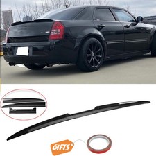 Rear Trunk Lip Spoiler Wing Carbon Style Fit For Chrysler 300 300c Srt8 Sedan