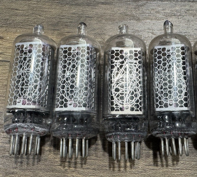 Qty 4 IN-8 IN8 ИН-8 Nixie Tube NOS Vintage (US Based-No Import Duty)