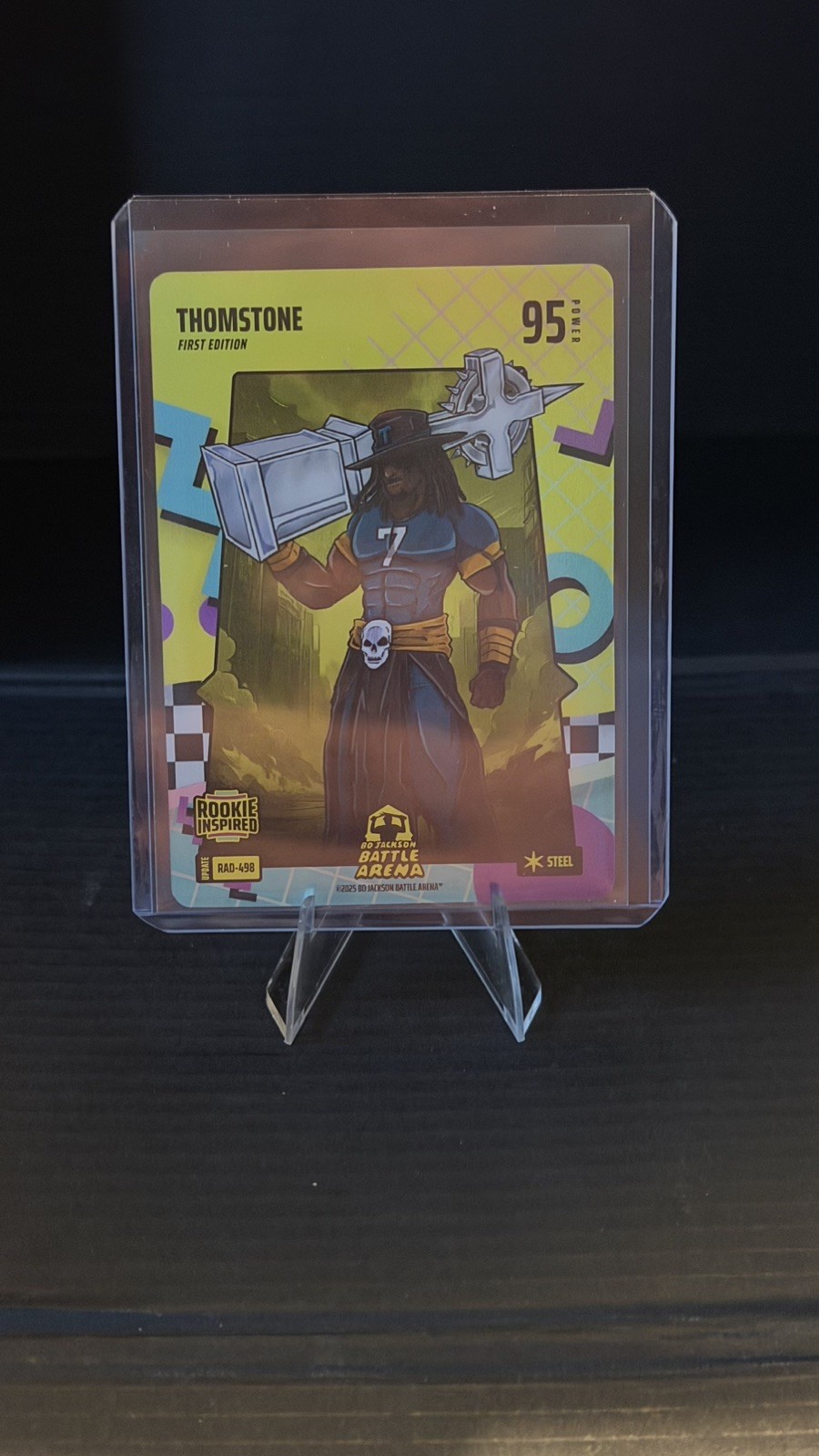 Bo Jackson Battle Arena Alpha Update- Thomstone -80s Rad-Steel- RAD-498