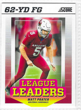 2024 Score - League Leaders Matt Prater #LL-MPR