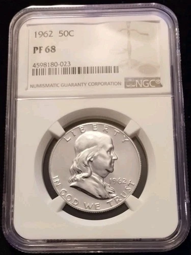 1962 Franklin Proof Half Dollar NGC PF68
