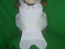 SURVIVAL Body Armor Bullet Proof Vest Level IIIA L-XL-NOS 2014+5X8-FREE N-95