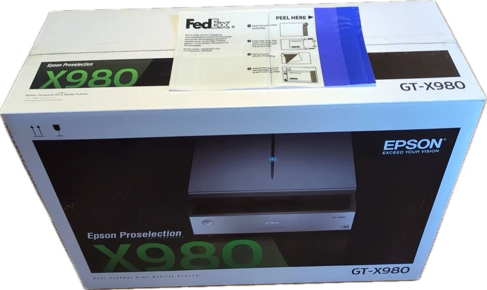 Epson Perfection EPSON GT-X980 V850 Pro High-performance film Scanner New - Image 2 of 4