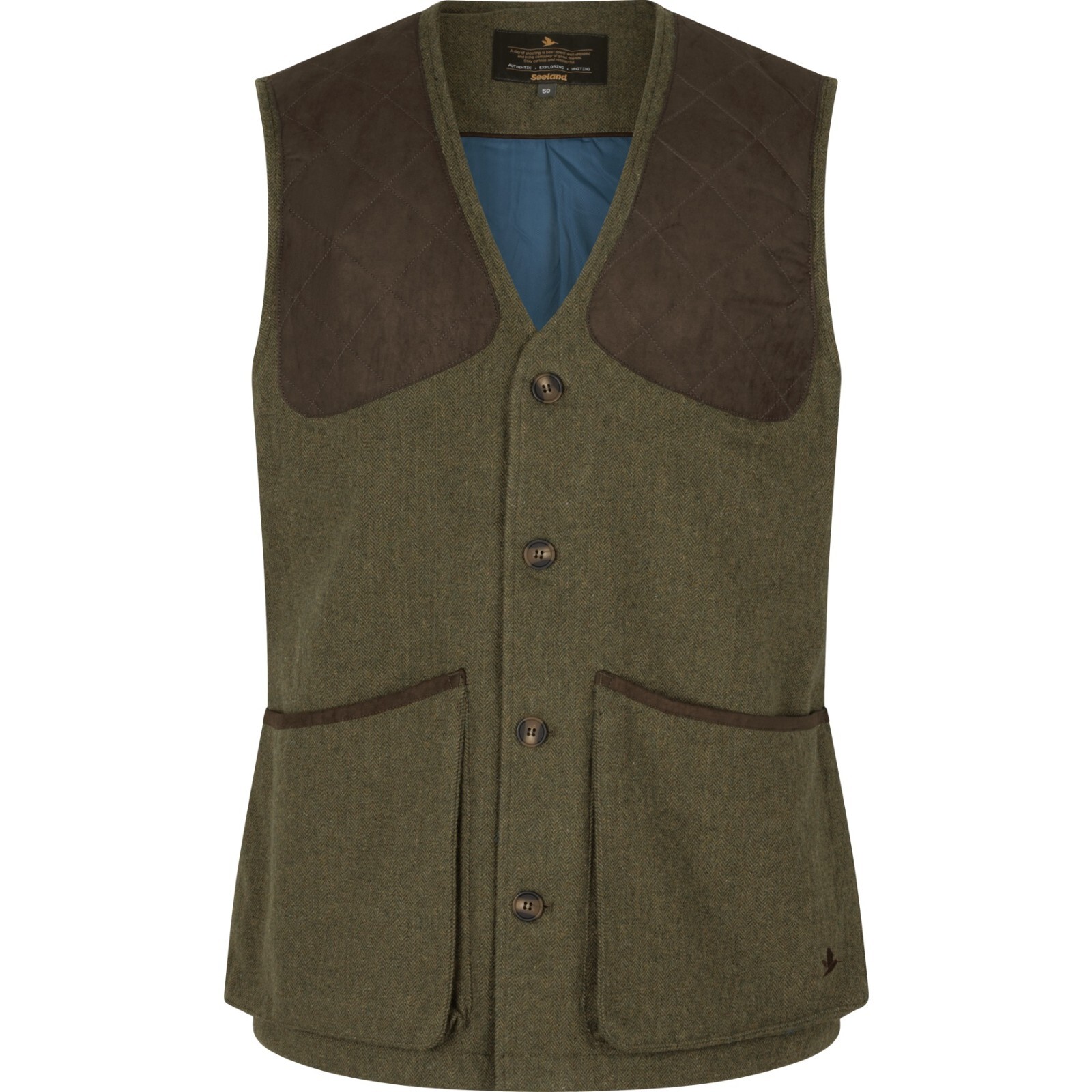 Chaleco de tiro Seeland Hillside Tweed