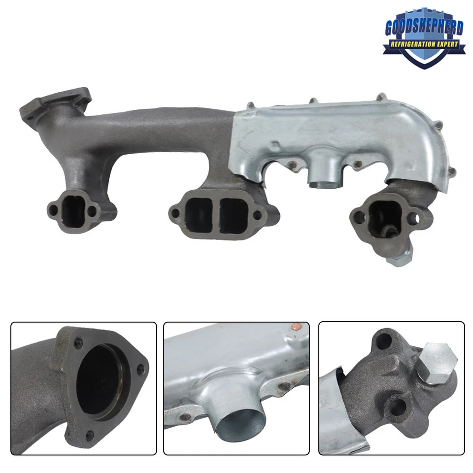 Colector de escape derecho para 88-95 GMC C K 1500 2500 3500 Yukon G2500 G1500 5,0 L 5,7 L Foto 2 de 4