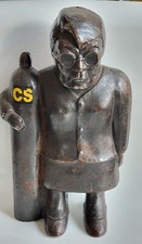 JANET RENO Cast Iron Bank WACO Siege ©1995 The Not Politically Correct Co RARE