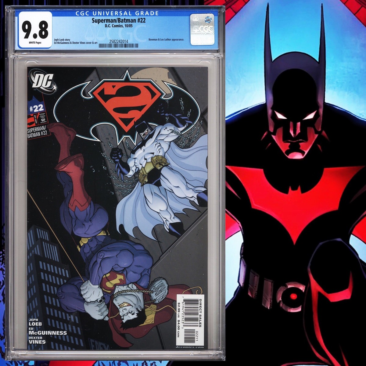 CGC 9.8 Superman/Batman #22 1st Batman Beyond in DC Continuity