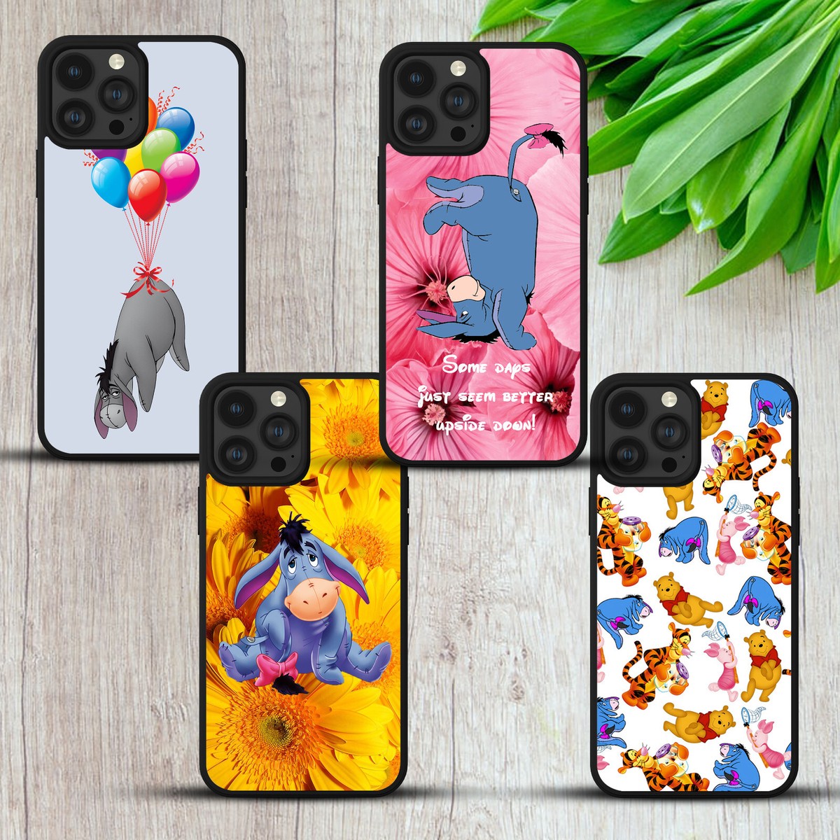 EEYORE CASE FOR IPHONE WINNIE THE POOH PIGLET TIGGER PATTERN HARD PHONE  COVER