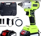Impact Wrench Gun BRUSHLESS Cordless 20V Li-Ion 1/2'' Driver 2200RPM 2 BATTERIES