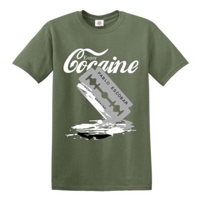FUCT初期 90s ヴィンテージ Tシャツ Enjoy Cocaine 緑L FUCT初期 90s ヴィンテージ Tシャツ Enjoy Cocaine 緑L