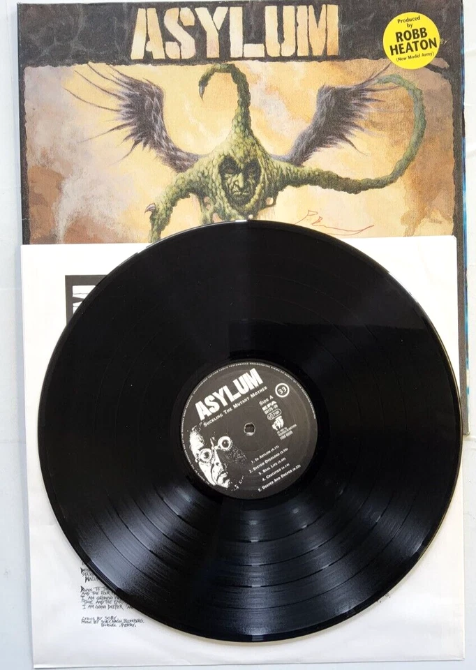 Asylum - Suckling The Mutant Mother [HIM] 1991 LP Album vinyl record - Image 2 of 4