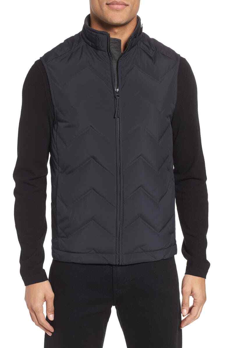 TED BAKER Hobart Quilted White Duck Down Gilet Vest M… Gem