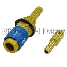 Water-Cooled & Gas Adapter Quick Connector Fitting Fit TIG Welding Torch Intake