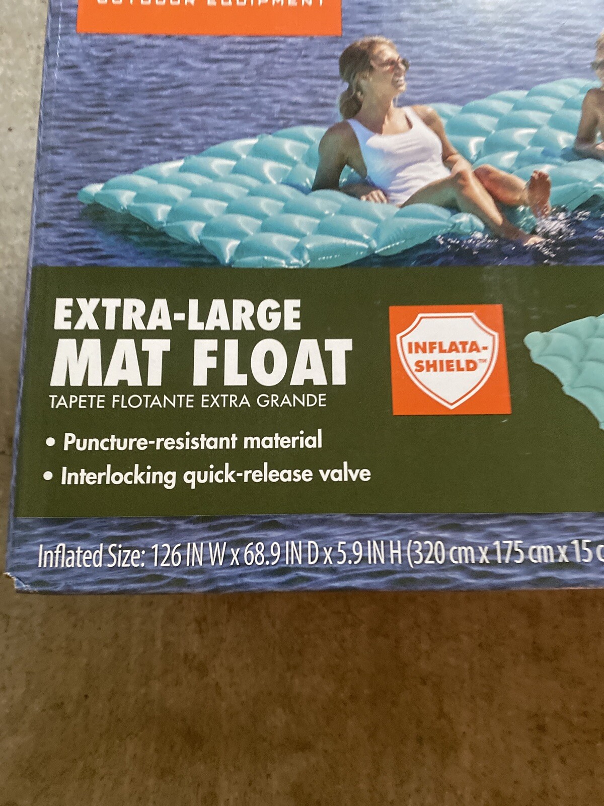NEW Large Family float mat by Ozark Trail Paradise Lounge Pool Float - FREE SHIP