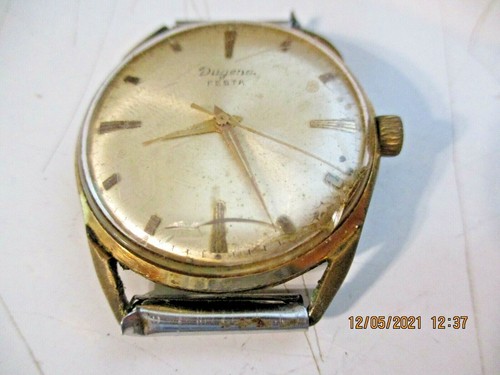 Wrist Man Woman Dugena FESTA Caliber 688 Original Years 50 Working | eBay
