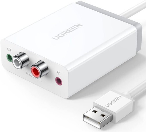 Ugreen USB External Stereo Sound Card Audio Adapter 3.5mm Aux & 2RCA Converter - Picture 18 of 18