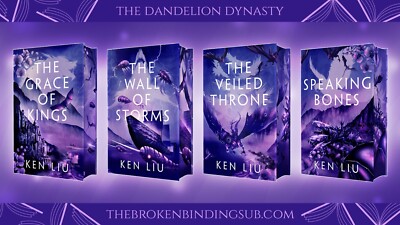 THE DANDELION DYNASTY Midnight Edition BROKEN BINDING Signed by Ken Liu - SEALED