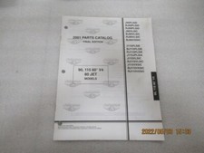 PM80 2001 Johnson 80 Jet 90,115 60°V4 Models Final Edition Parts Catalog 5001682