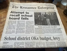 Vintage The Kewaunee Enterprise Wisconsin Newspaper August 29, 2002