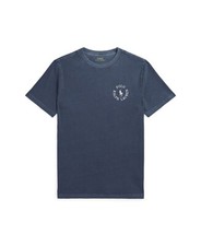 NW DEFECT Polo Ralph Lauren Boys Logo Cotton Jersey T-shirt Navy M 10-12