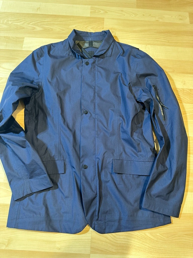 ARC'TERYX Giacca Coach Nilmance Blazer Blu Navy Parka 3 Strati Impermeabile Taglia Small
