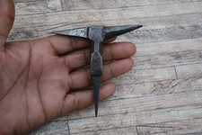 Vintage Eisen Silberschmied Schmuckherstellung Miniatur Amboss Werkzeuge Baue...