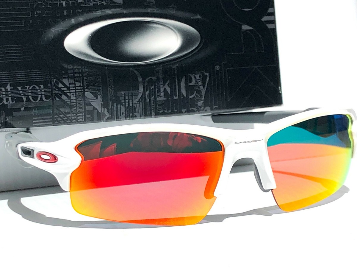 Oakley Costom Flake ホワイト/レッド Flak 2.0 XL (Polished White / Prizm Field) – TCA Team