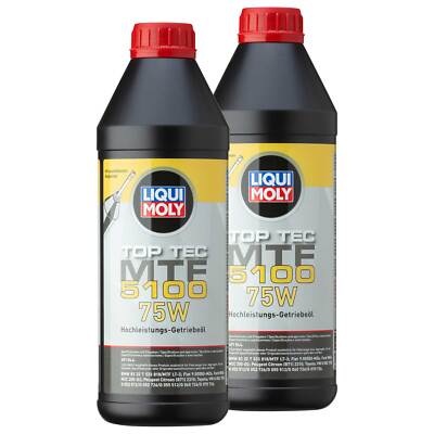 Getriebeöl LIQUI MOLY Top Tec MTF 5100 75W 2 X 1 Liter für Skoda Suzuki Volvo VW