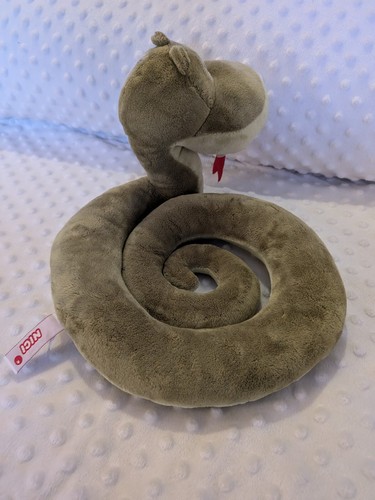 JUGUETE SUAVE SERPIENTE VERDE RETIRADO NICI 32" EXTREMADAMENTE RARO Y MUY COLECCIONABLE - Imagen 3 de 11