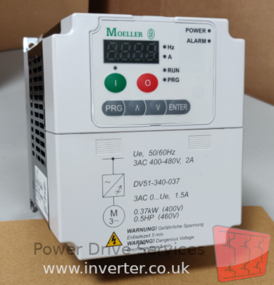 Moeller DV51-322-1K1 rebranded Hitachi SJ200-011NFE inverter