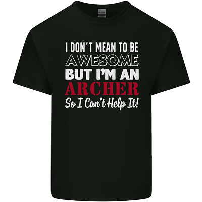 I Don't Mean to Be but Im an Archer Bogenschießen Kinder T-Shirt Kinder