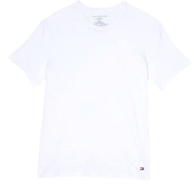 Tommy Hilfiger Men 3 Whites Crew-neck Undershirt Top Size L 100 