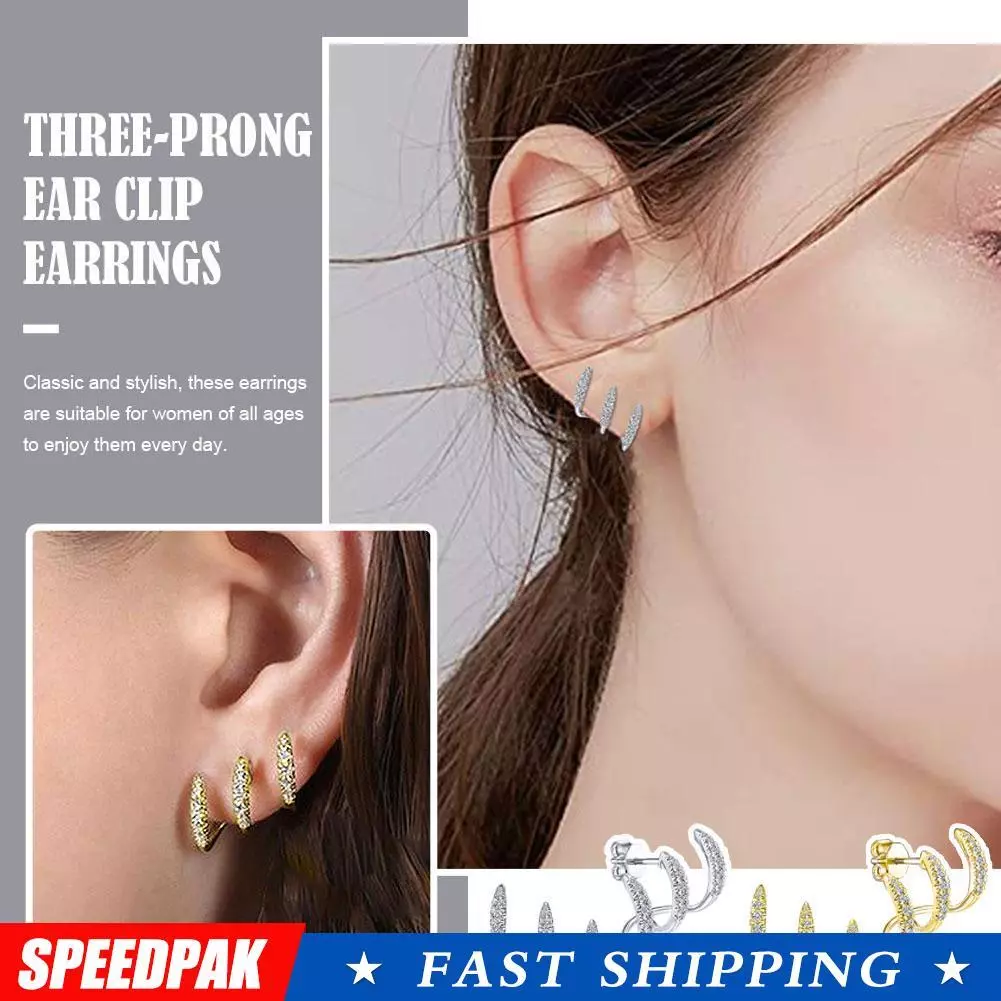 Fashion Claws Ear Hook Clip Earrings For Women Earrings New Gift Year Q5P7