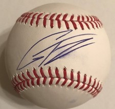 GLEYBER TORRES SIGNED RAWLINGS MLB BASEBALL NEW YORK YANKEES SIGNATURE DEBUT JSA