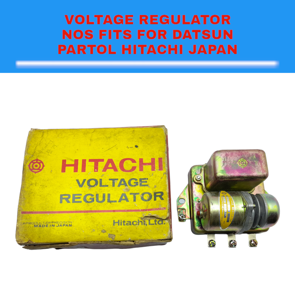 Hitachi Japan Voltage Regulator 12V NOS Fits For Datsun Patrol | eBay