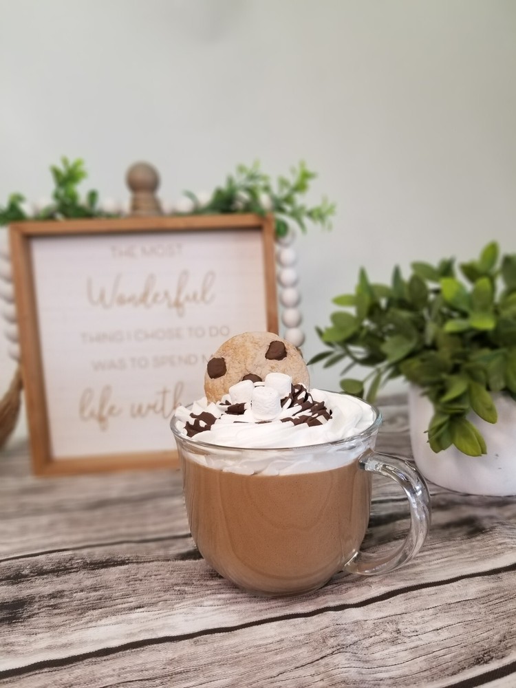 FAUX MUG HOT CHOCOLATE  FAKE FOOD PROP  FAUX COFFEE  FAUX HOT CHOCOLATE