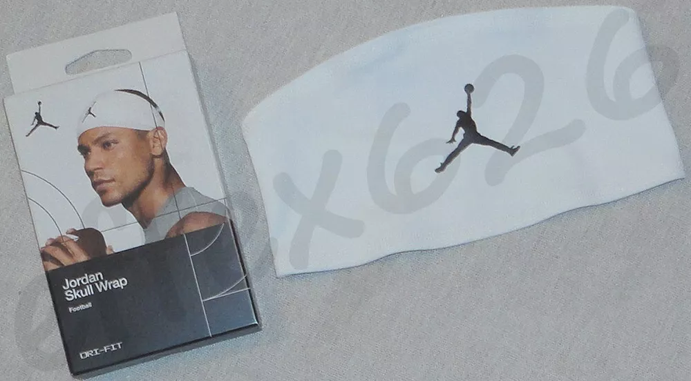 NWT Nike Football Jordan Jumpman DRI FIT Skull Wrap White Black eBay