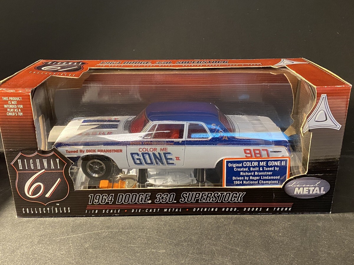 Highway 61 1964 Dodge 330 Superstock Car HEMI Color Me Gone II 1